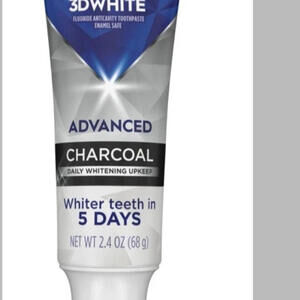 ** New without box-  Crest 3D White Charcoal Teeth Whitening Toothpaste (3 pack)